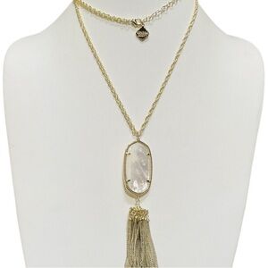 Kendra Scott Rayne Ivory Pearl Gold Necklace